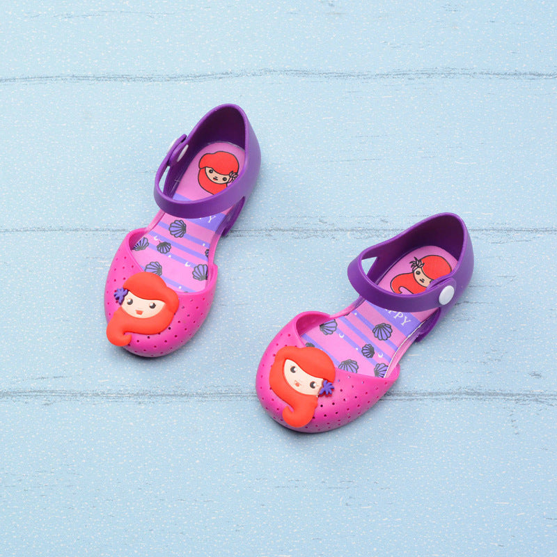 Watermelon Cat Jelly Shoes Cute Sandals Girls Princess Shoes
