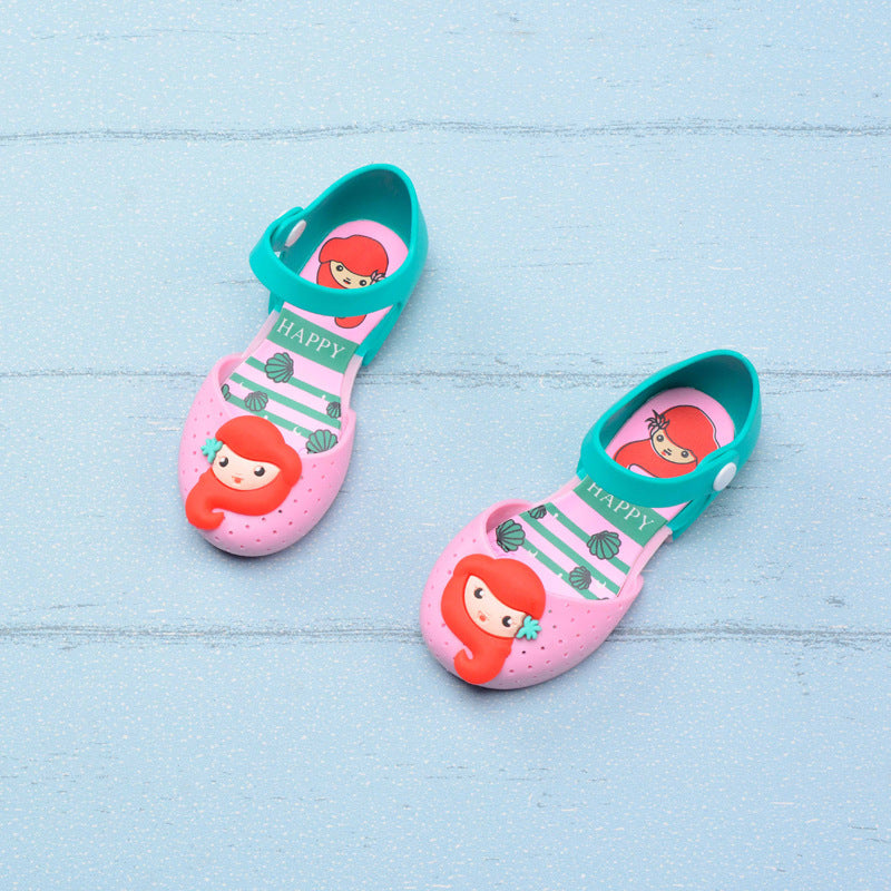 Watermelon Cat Jelly Shoes Cute Sandals Girls Princess Shoes
