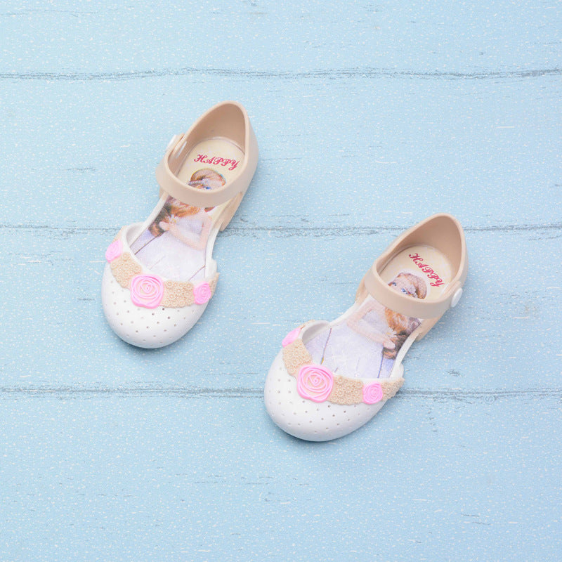 Watermelon Cat Jelly Shoes Cute Sandals Girls Princess Shoes