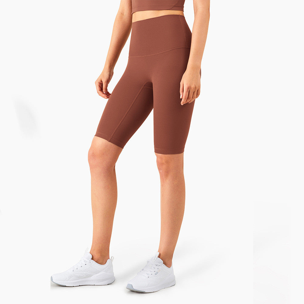 New Cross Border High Waist Peach Hip Nude Yoga Pants