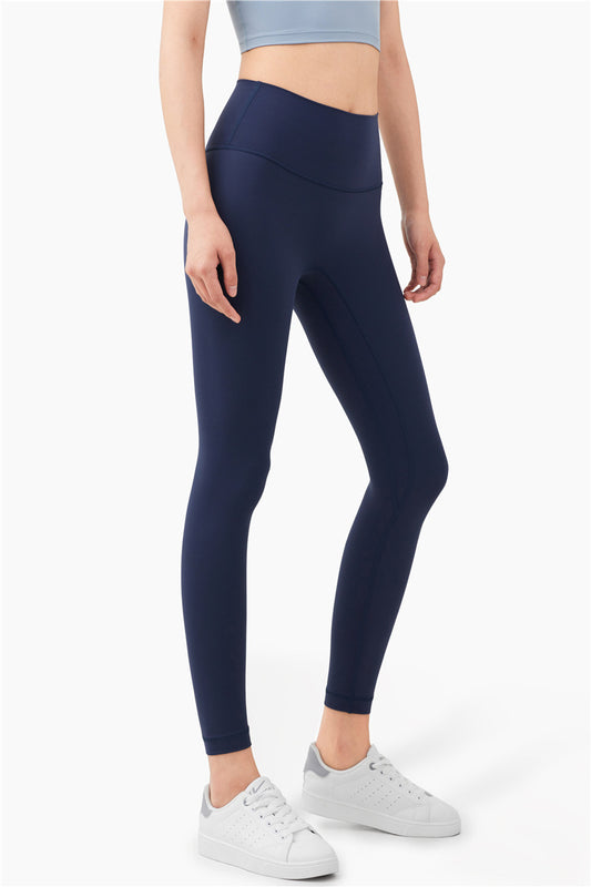 New European And American Ss No T Nude High Waist Tight Sports Fitness Pants Nude Peach Hip  Yoga Pants