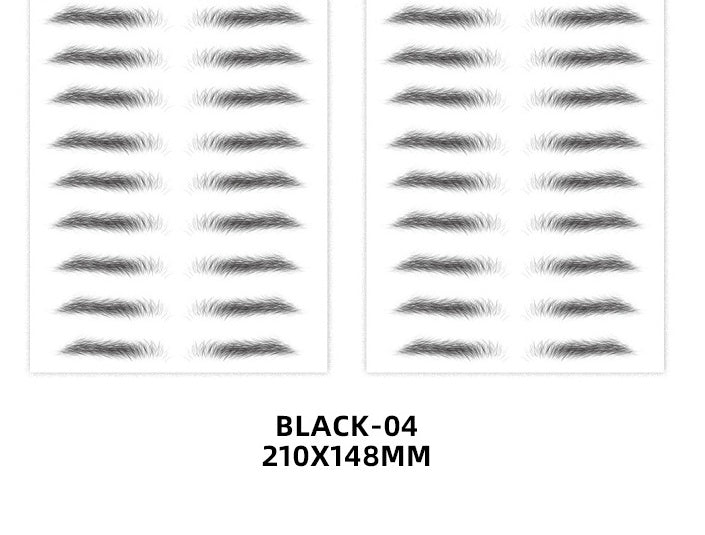 6D Imitation Ecological Eyebrow Stickers Waterproof And Environmental Protection