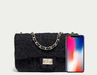 Xiaoxiangfeng Super Fire Woolen Cloth Small Square Bag Girl