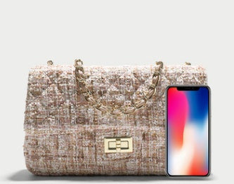 Xiaoxiangfeng Super Fire Woolen Cloth Small Square Bag Girl