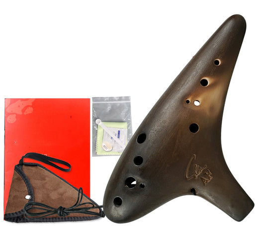 Beginner Of Smoked 12-Hole Retro Ocarina