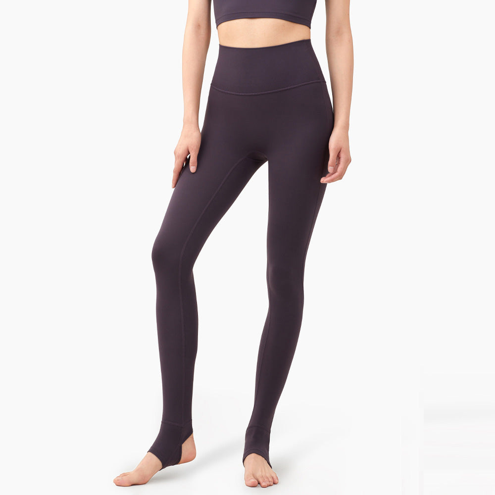 Yoga Fitness Step-On-Foot Long Pants Women'S Thin Section