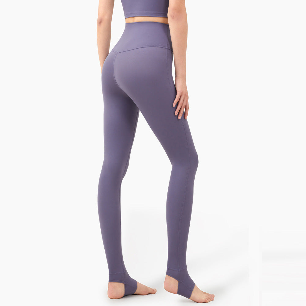 Yoga Fitness Step-On-Foot Long Pants Women'S Thin Section