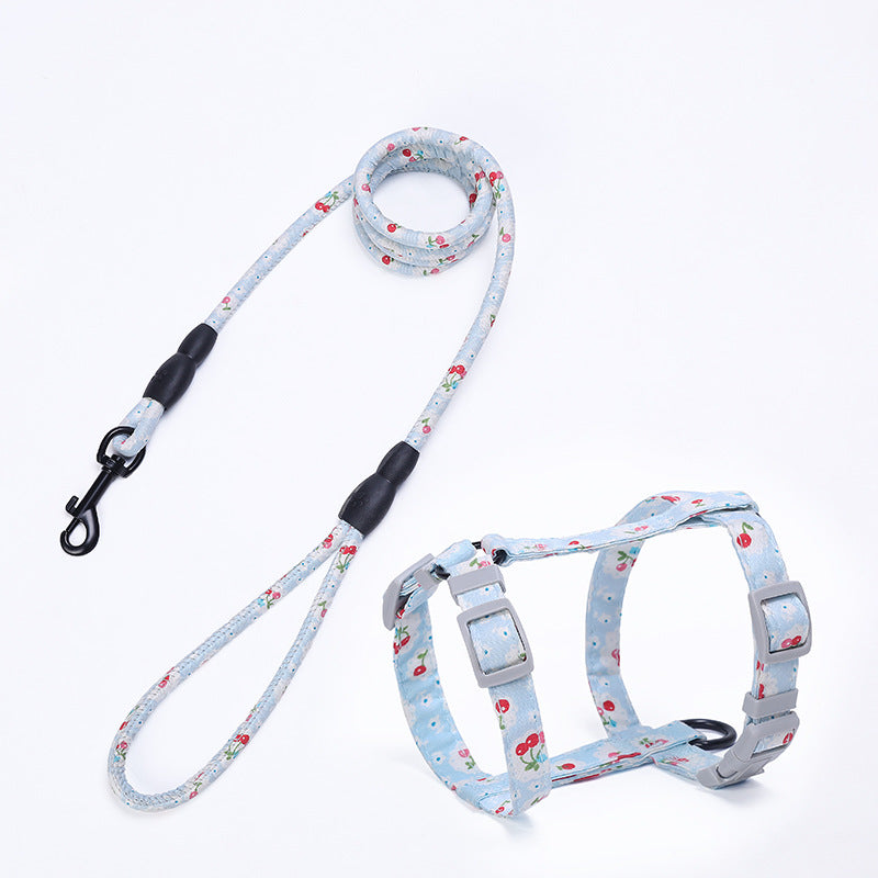 Cat Traction Rope Chest Harness I-shaped Traction Rope Cat Chain