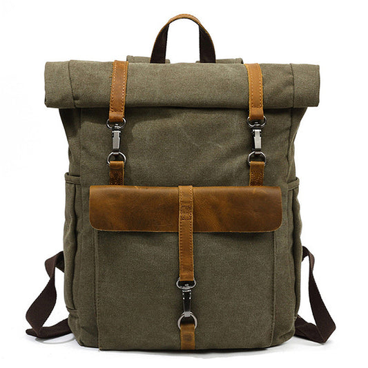 Nuovi Uomini Di Tela Retro Zaino-Zaino Borsa Studenti Scuola Borsa Outdoor Indossare Borsa Di Viaggio Resistente All'Usura