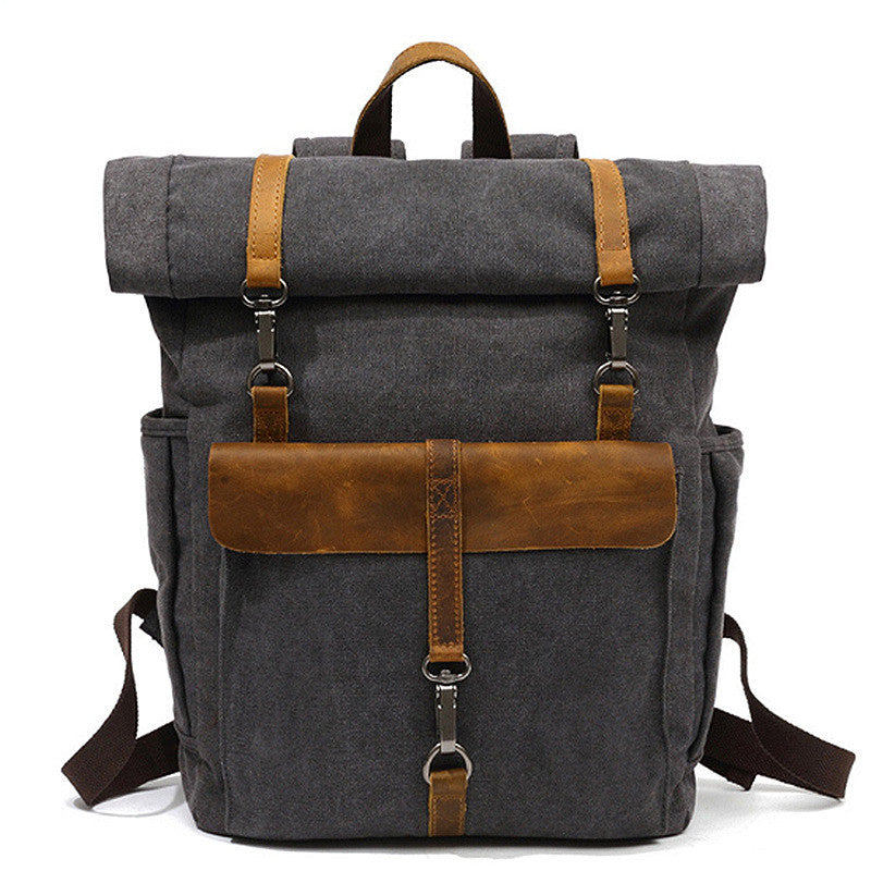 Nuovi Uomini Di Tela Retro Zaino-Zaino Borsa Studenti Scuola Borsa Outdoor Indossare Borsa Di Viaggio Resistente All'Usura