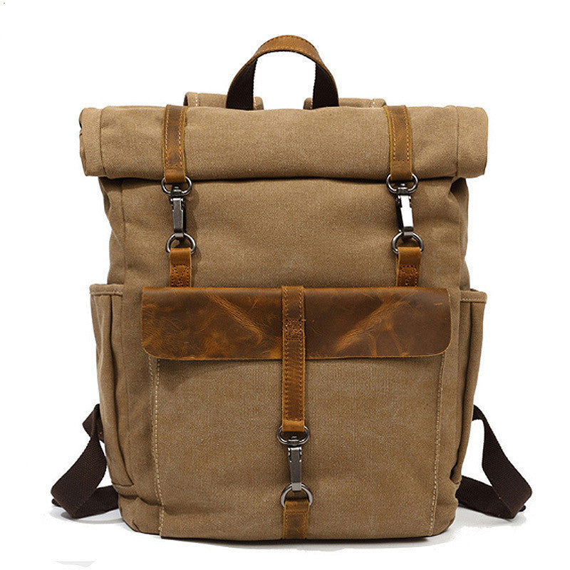 Nuovi Uomini Di Tela Retro Zaino-Zaino Borsa Studenti Scuola Borsa Outdoor Indossare Borsa Di Viaggio Resistente All'Usura