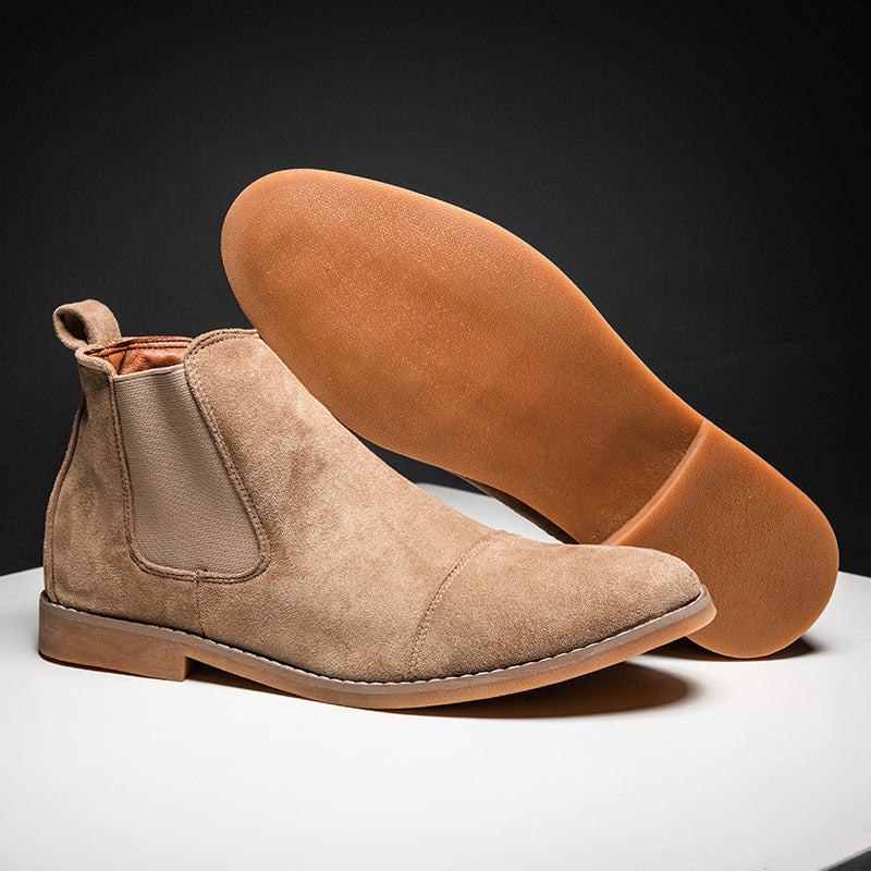 Men'S Martin Boots High-Top Men'S Shoes Martin Boots Casual Plus Size Outdoor Work