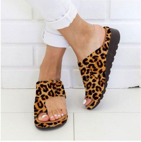 Sandals And Slippers Female Summer New Style Aliexpress Solid Color Flat With Toe Ladies Foreign Trade Plus Size 43 Sandals Wholesale
