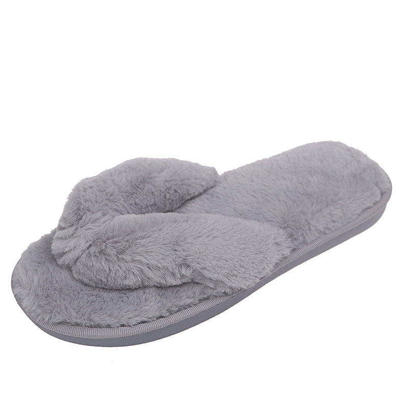 Home Interior Confinement Plush Flip-Flops