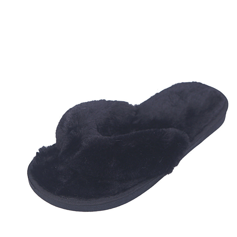 Home Interior Confinement Plush Flip-Flops