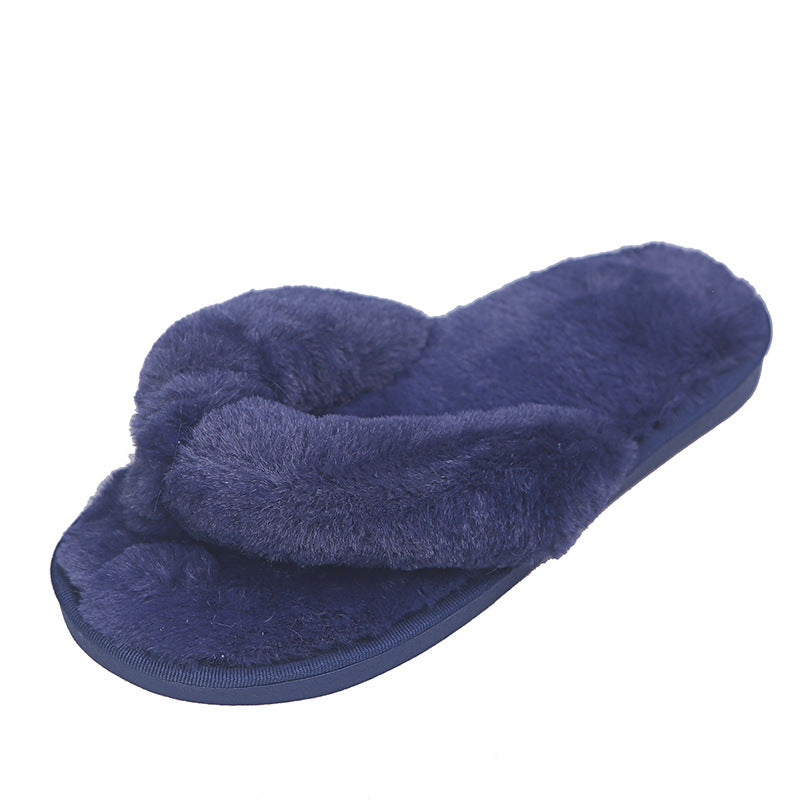 Home Interior Confinement Plush Flip-Flops