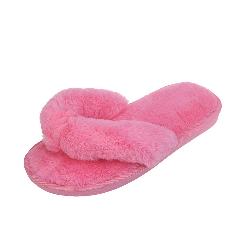 Home Interior Confinement Plush Flip-Flops