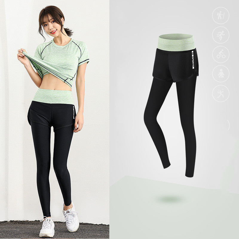 Fitness Yoga Wear Running High Waist Women's Movement Was Thin
