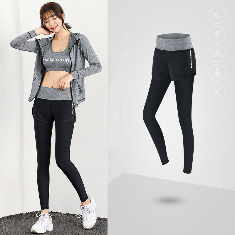 Fitness Yoga Wear Running High Waist Women's Movement Was Thin