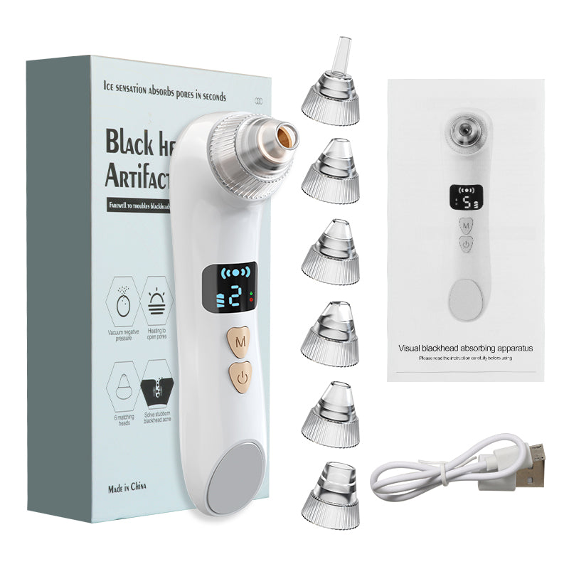 Visual Heating Type Pore Cleaner Electric Blackhead Suction Device