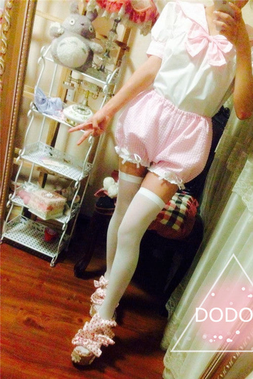 Lace Lolita Bottoming Pumpkin Pants Soft Girl