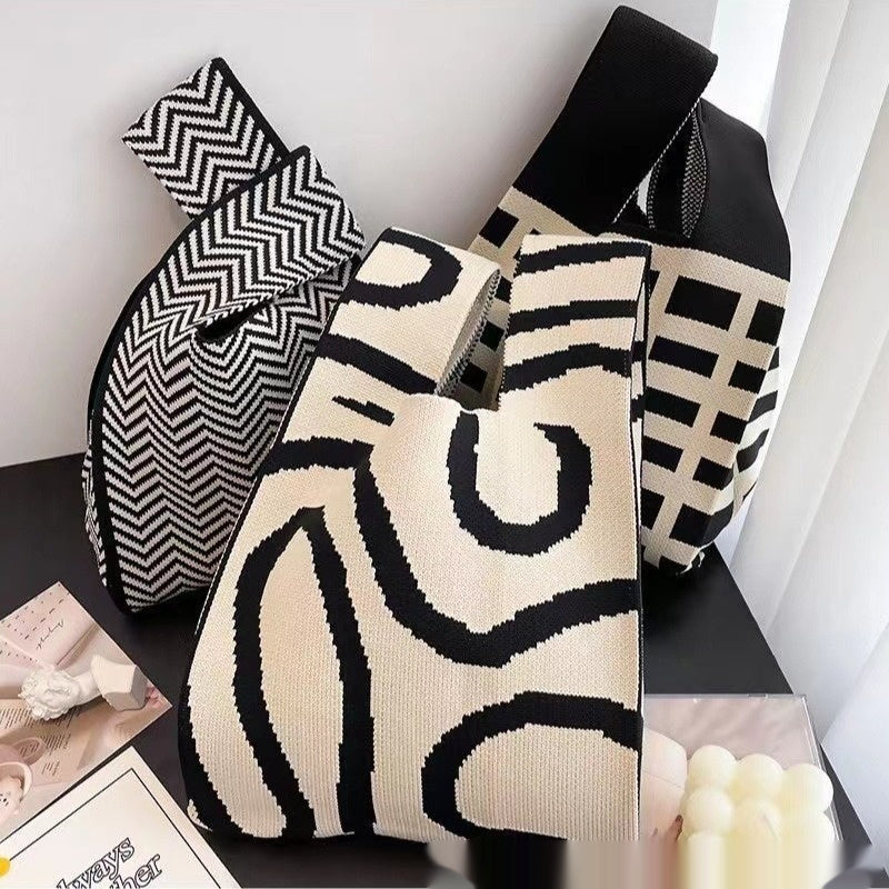 Women's Knitted Bag All-match Casual Handbag