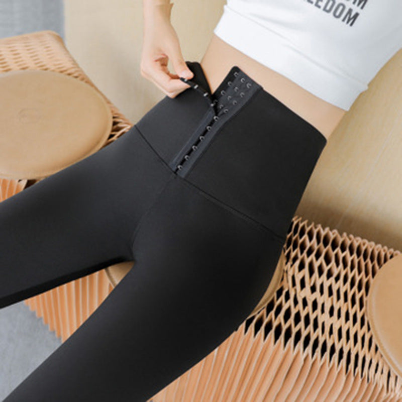 Højtaljet træningsshaper mavekontrol trusser numseløfter kropsformer slankende shapewear svedbukser kvinder fitness træning