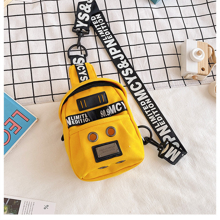 Foreign Trade Chest Bag New Canvas Bag Korean Fashion Personality Female Bag Shoulder Messenger Bag