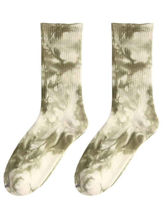 Fashionable Simple Thin Tie Dye Socks