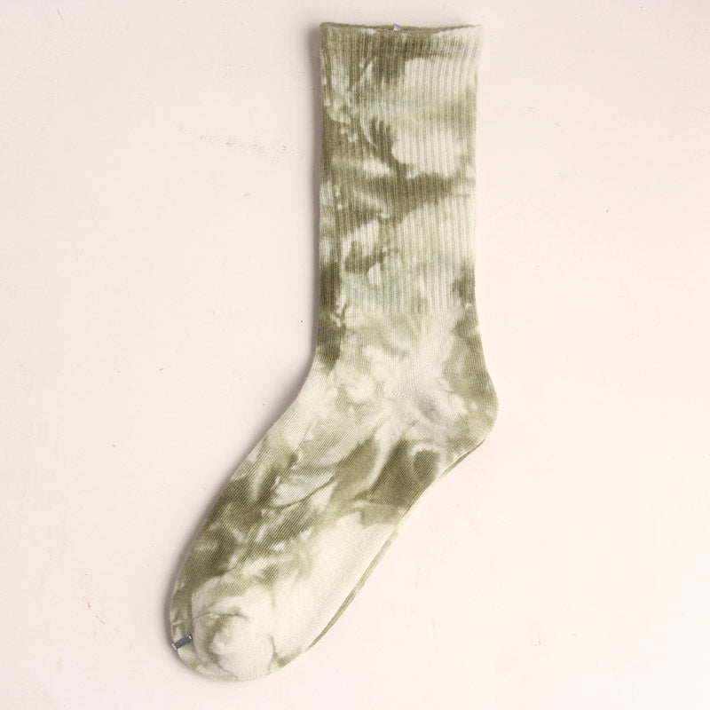 Fashionable Simple Thin Tie Dye Socks
