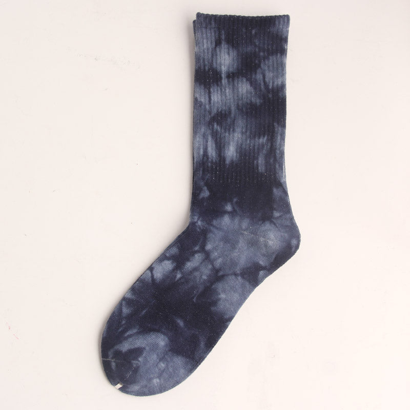 Fashionable Simple Thin Tie Dye Socks