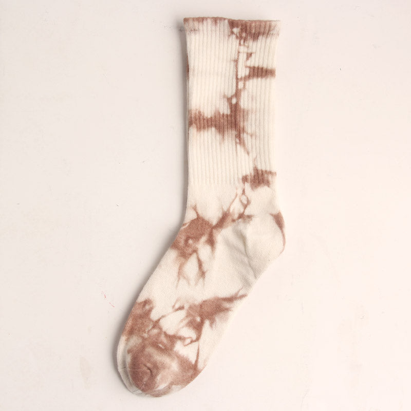 Fashionable Simple Thin Tie Dye Socks