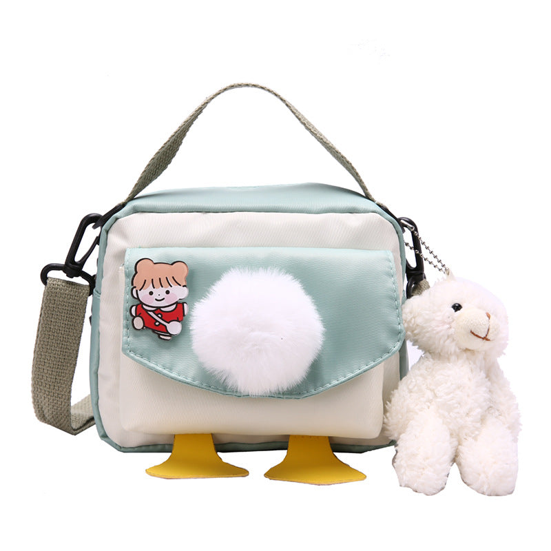 Cute Japanese Nylon Bag New Small Messenger Bag Female Korean Version Ins Fashion Student Shoulder Bag