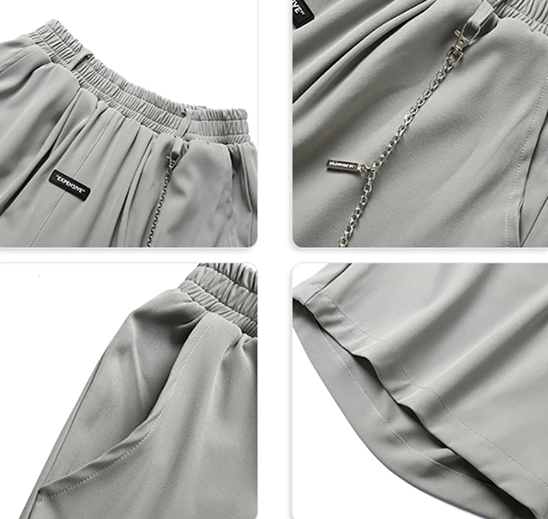 Men's And Women's Loose Trend Pants Summer Casual Five-Point Pants