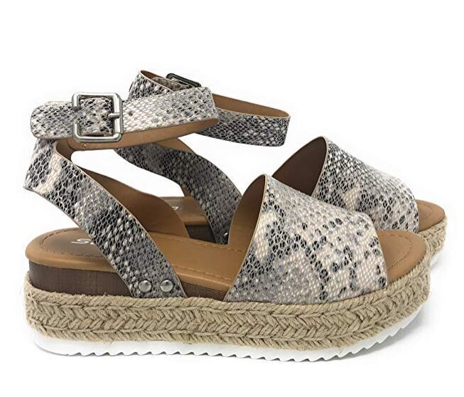 Spot Wish Amazon New Summer European And American Foreign Trade Hemp Rope Slope With Thick Bottom Large Size Fish Mouth Sandals Women