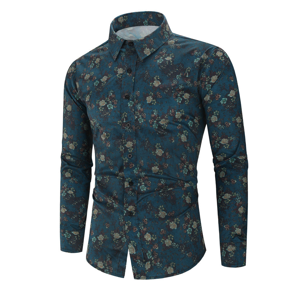 Men's Digital Printing Shirt New Casual Shirt