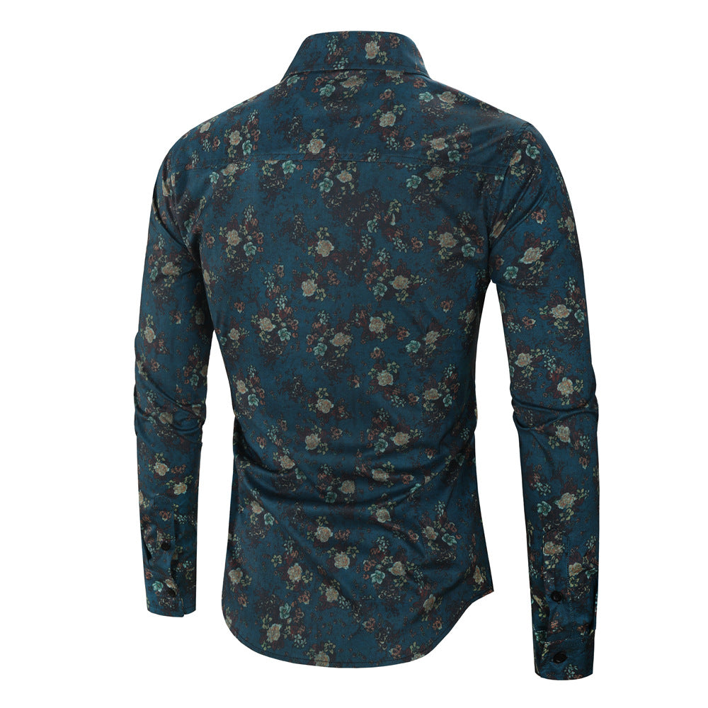 Men's Digital Printing Shirt New Casual Shirt