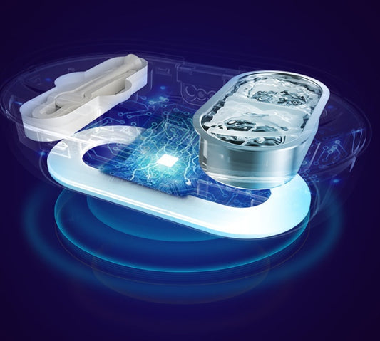 Convenient Ultrasonic Cosmetic Contact Lens Cleaning Box For Removing Tear Protein Contact Lens Cleaning Device