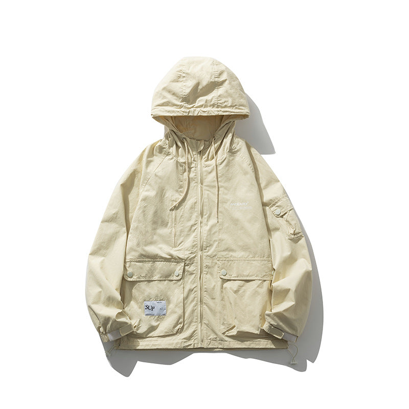 Men's Hooded Big Pocket Workwear Jacket