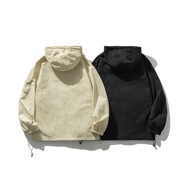 Men's Hooded Big Pocket Workwear Jacket