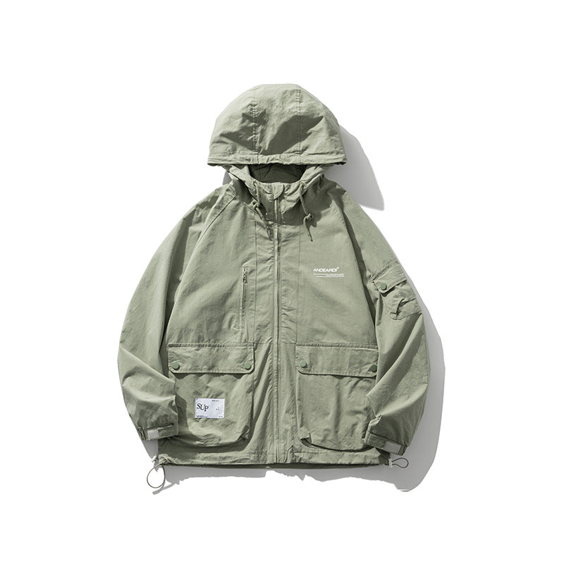 Men's Hooded Big Pocket Workwear Jacket