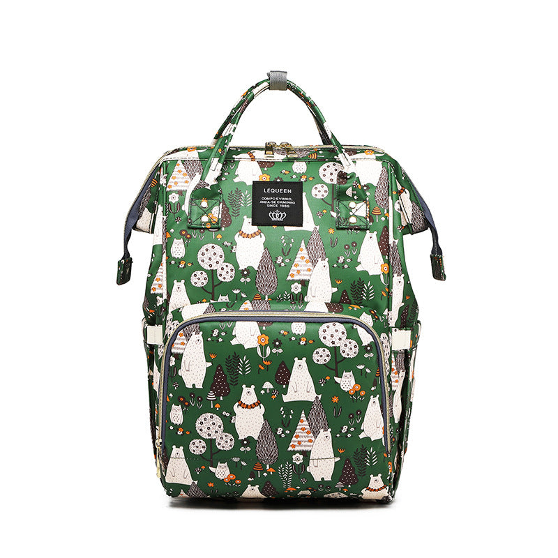 Lequeen Leisure Mummy Bag Multifunctional Large Capacity Shoulder Bag For Delivery, Mother Bag Fashion Portable Mother And Baby Bag
