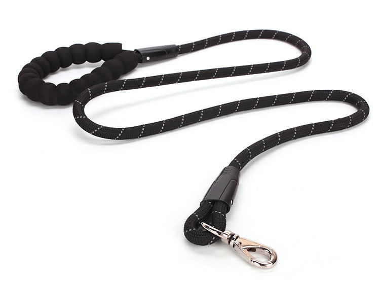 Eva Dog Nylon Reflective Spring Explosion-Proof Traction Belt Round Rope