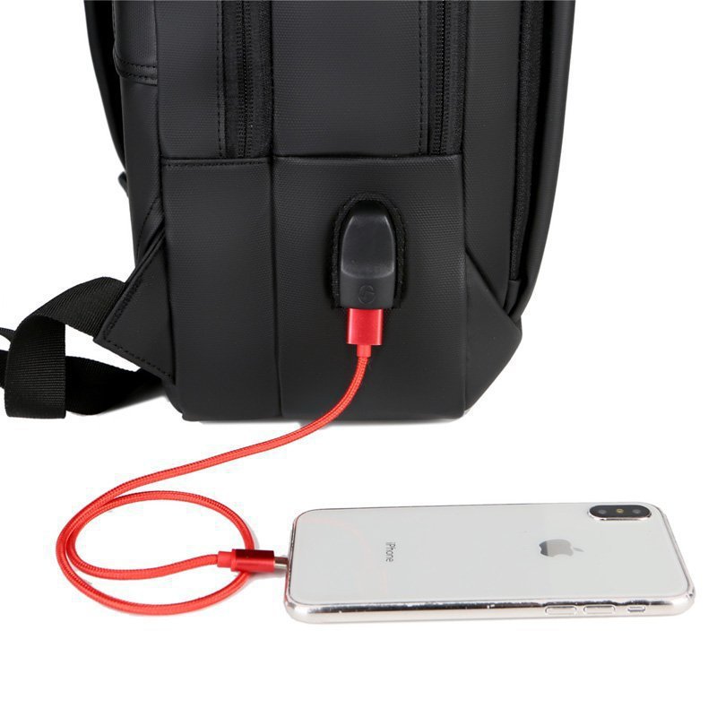 Business Commuter Backpack With Water-Repellent Film
