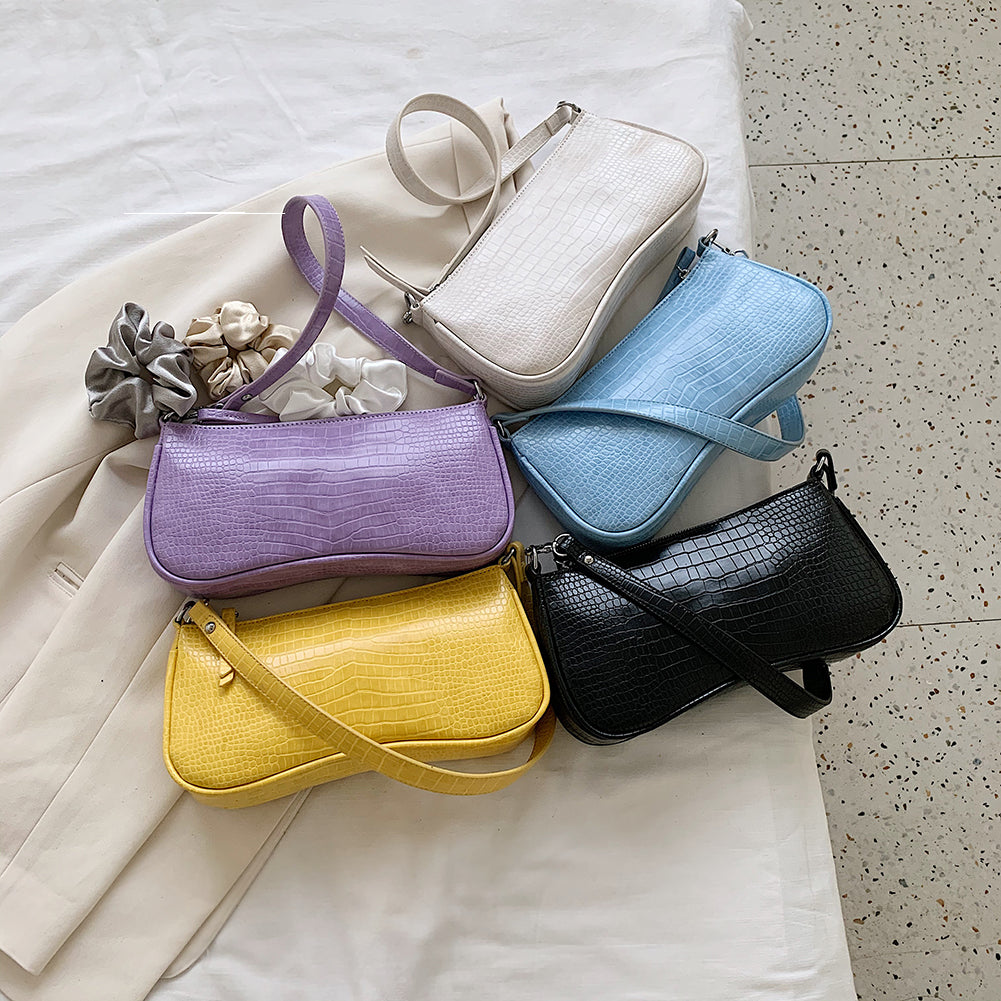 French Vintage Texture Underarm Bag