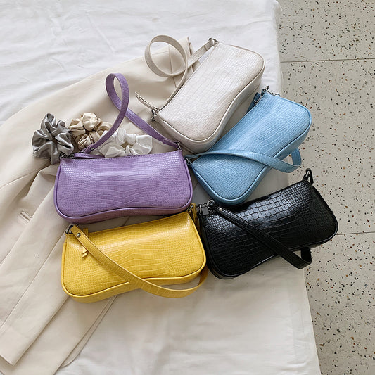 French Vintage Texture Underarm Bag