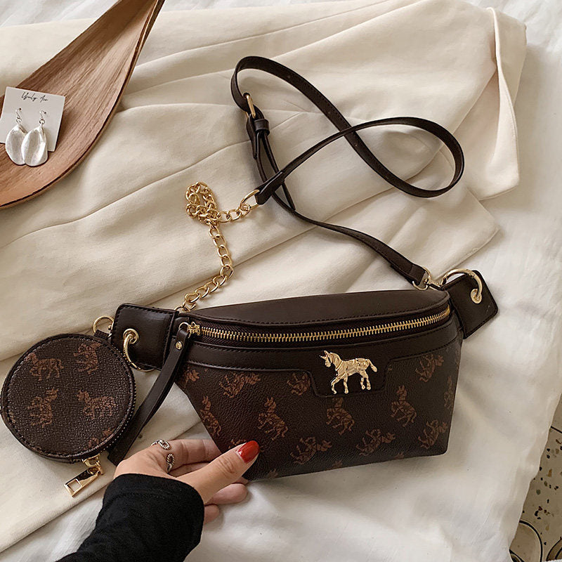 Chain Crossbody Korean Style Wild Chest Shoulder Bag