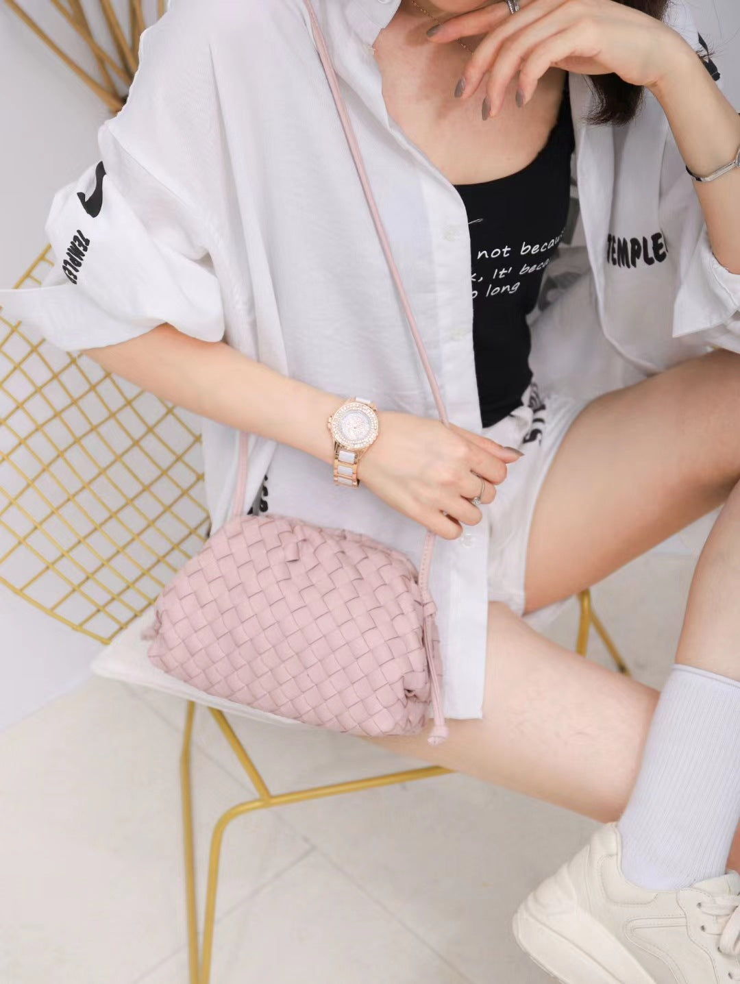 Cloud Dumpling Soft Hand Holding Armpit Mini Small Ck Female Messenger Fold Bag