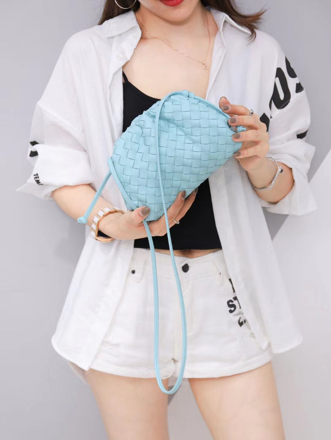 Cloud Dumpling Soft Hand Holding Armpit Mini Small Ck Female Messenger Fold Bag