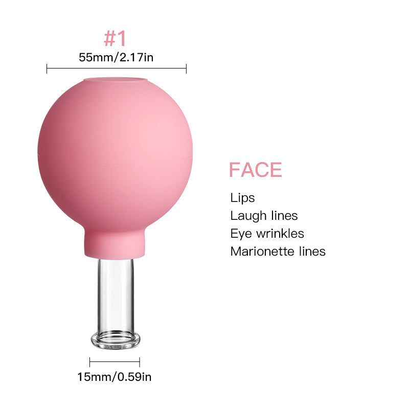 Plastic Cup Cupping Suction Ball Simple Portable Household Cupping Set Cupping Accessories